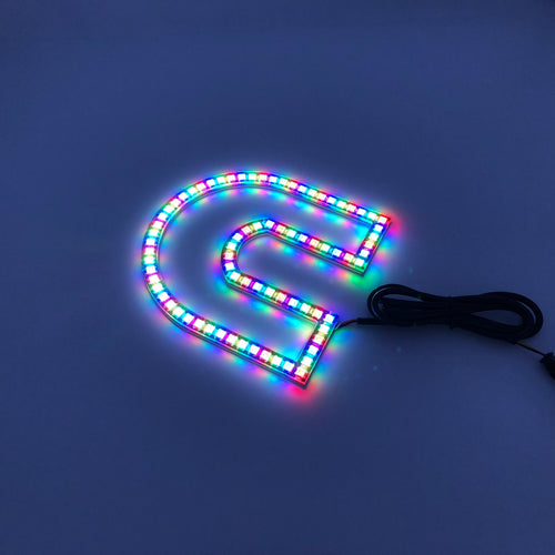 Cummins logo RGB Flow LED emblem light for Dodge ram