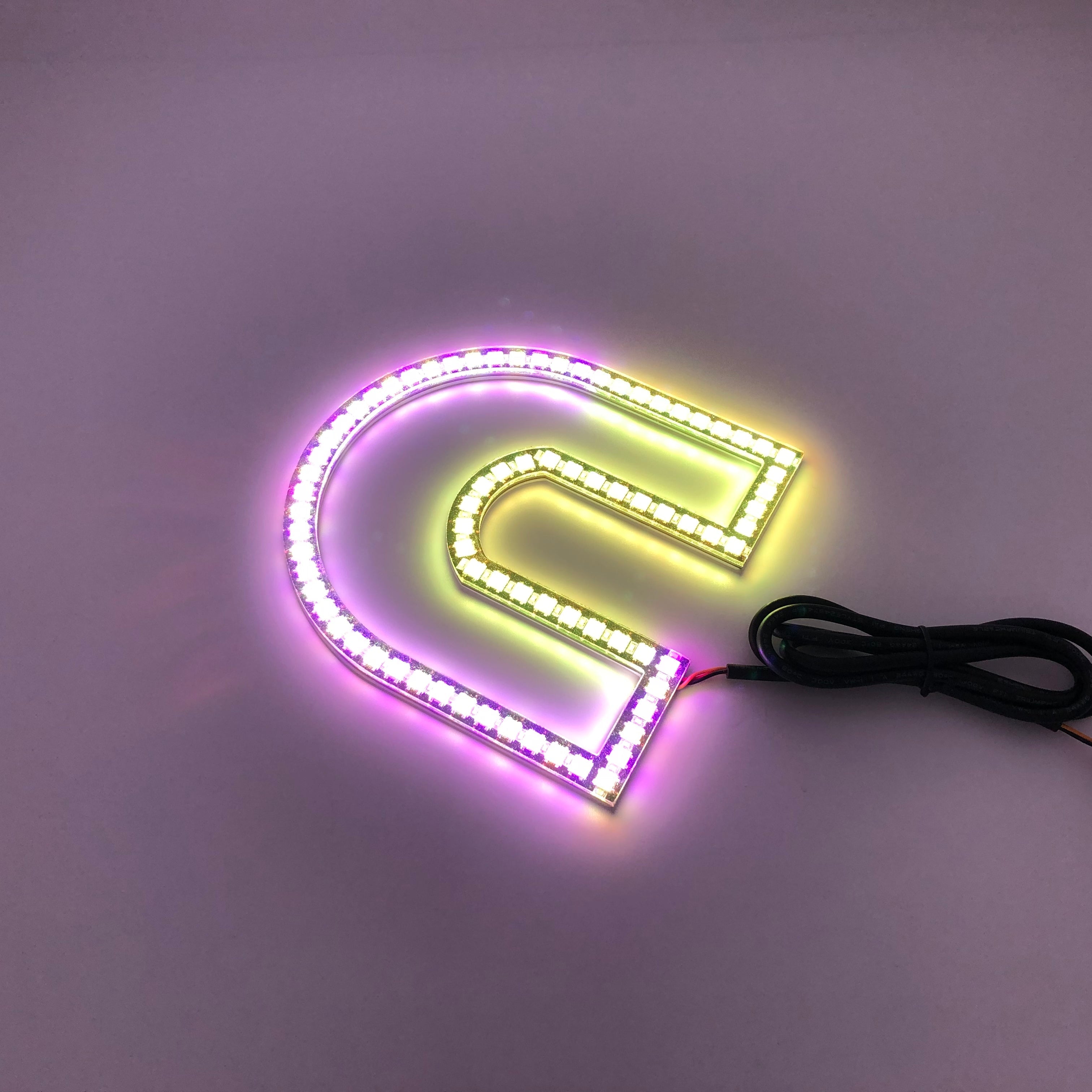 Cummins logo RGB Flow LED emblem light for Dodge ram