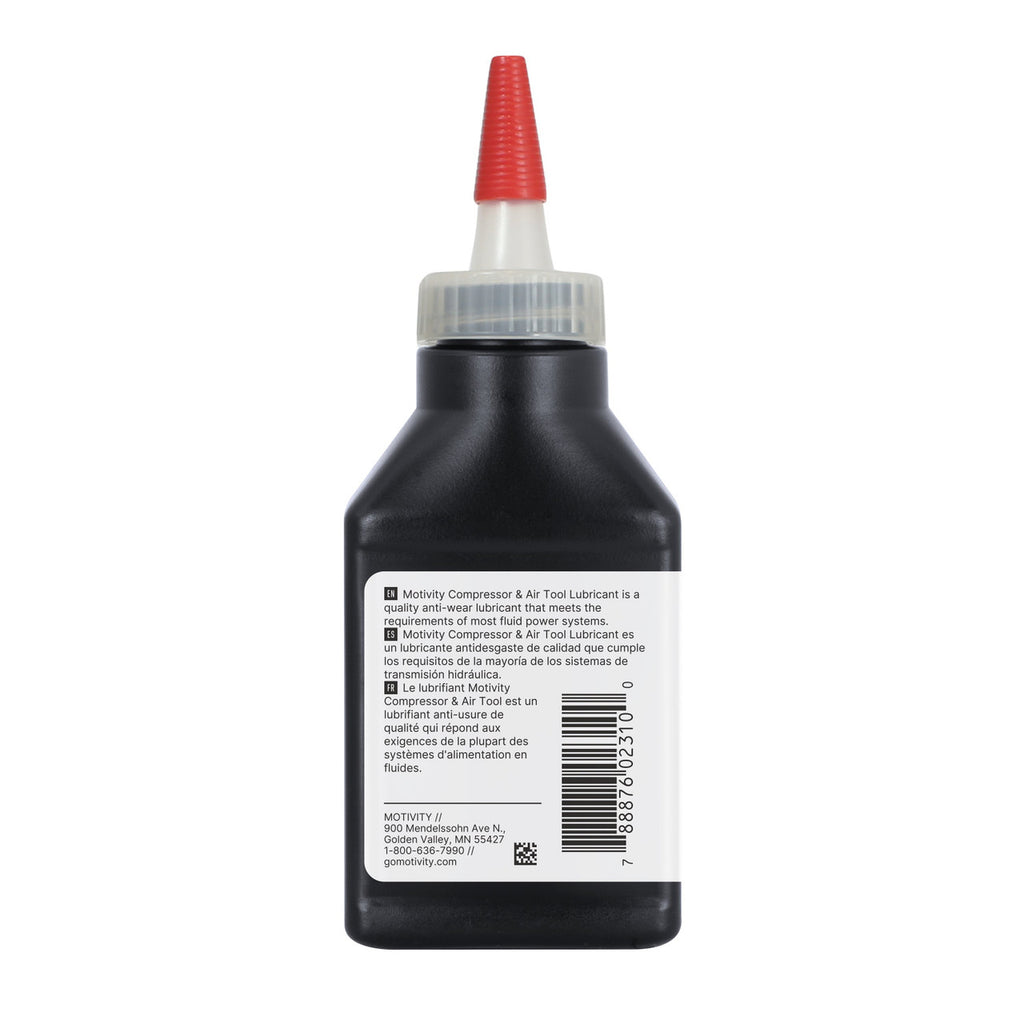 MOTIVITY Compressor & Air Tool Oil, Anti-Wear & Corrosion Protection  – 12 Pack (4 fl oz bottles)