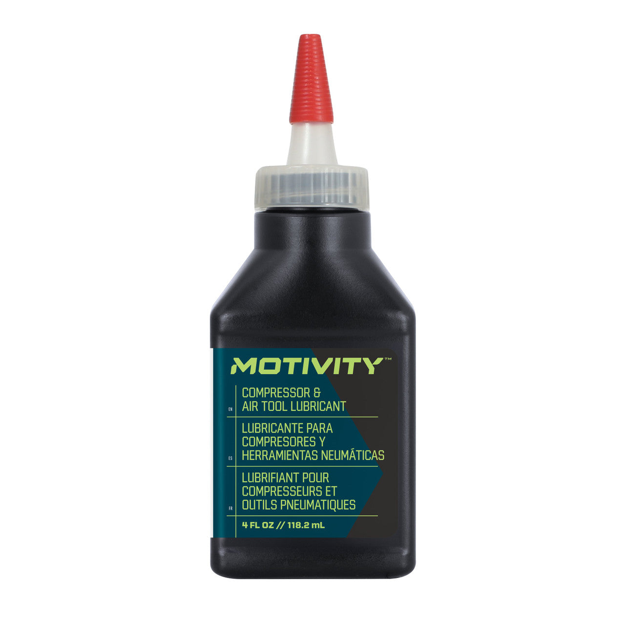 MOTIVITY Compressor & Air Tool Oil, Anti-Wear & Corrosion Protection  – 12 Pack (4 fl oz bottles)