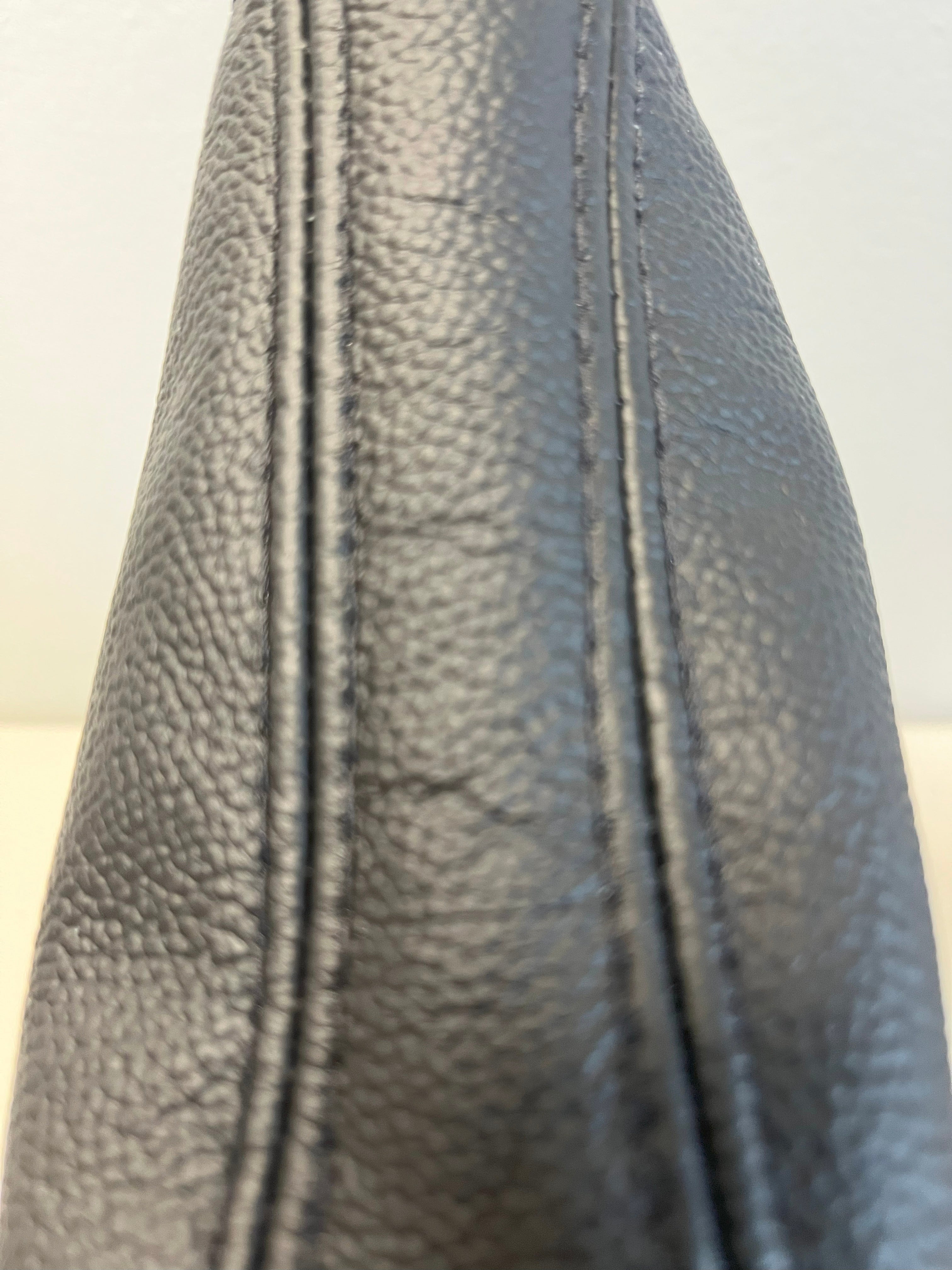 For 2014-2018 Subaru Forester Genuine Leather Shift & Parking Brake Boot Cover In Black Stitch