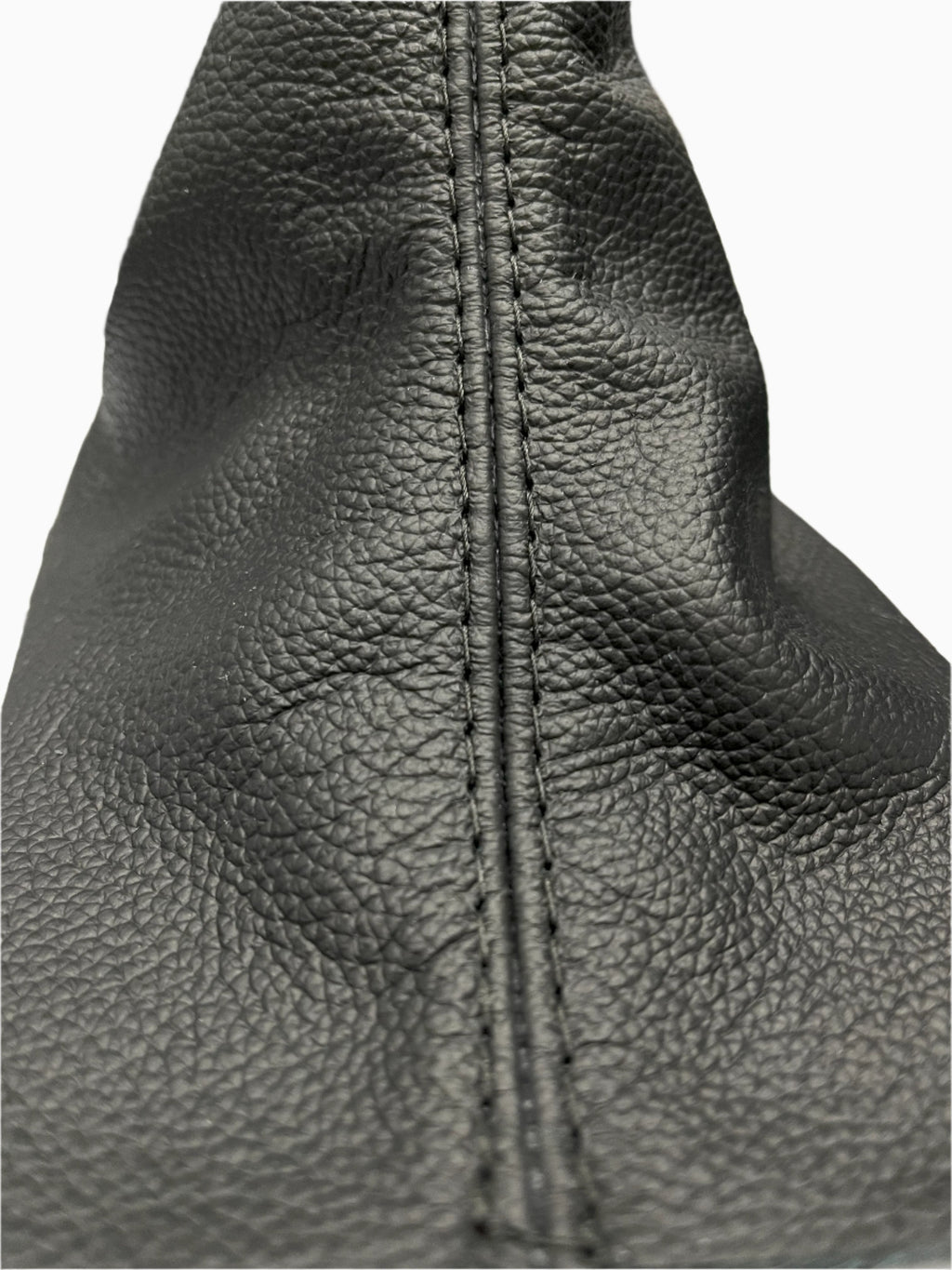 Black Stitch Leather Manual Shift Boot Cover For Ford Mustang GT 2010 2011 2012 2013 2014