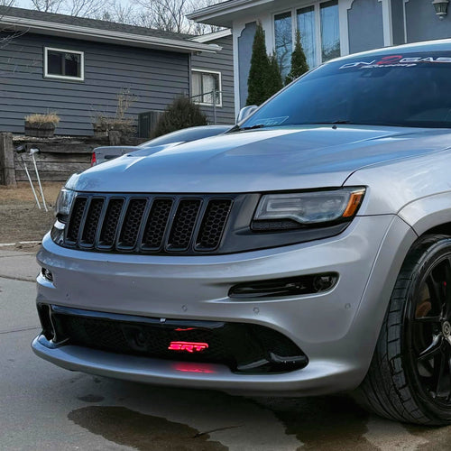 RGB Flow SRT Logo Front Grille LED Dynamic emblem Light for Dodge Challenger/ Charger/ Viper /Jeep Grand Cherokee/ Chrysler 300C